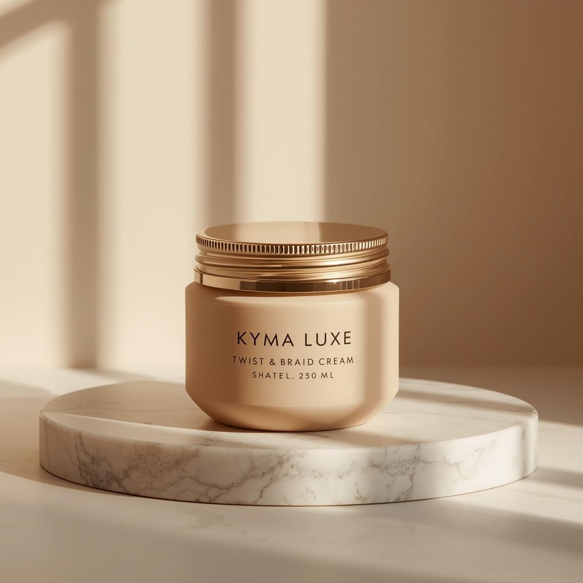 Pot Kyma Luxe Twist & Braid Creams – witte crème voor gedefinieerde twists en vlechten met diepe hydratatie en pluisvrije finish.
